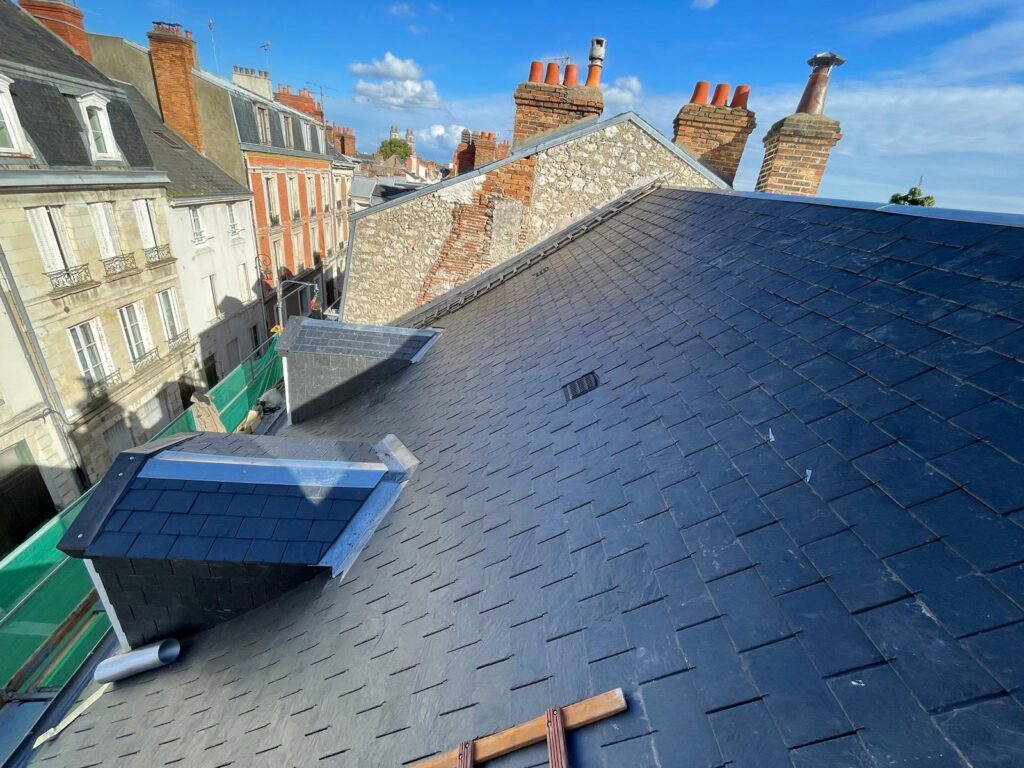 Travaux de couverture dans le Loiret