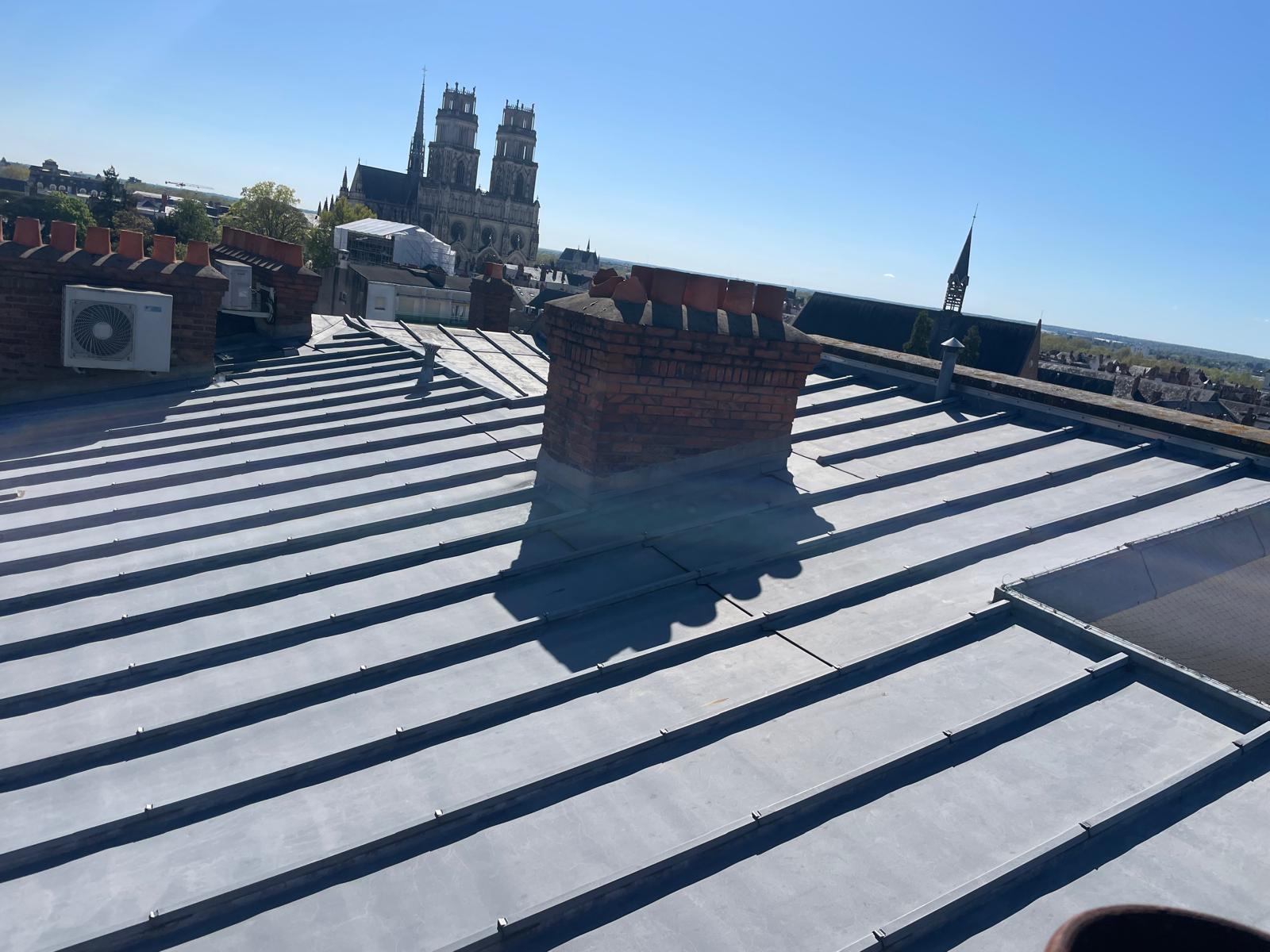 Travaux de couverture dans le Loiret
